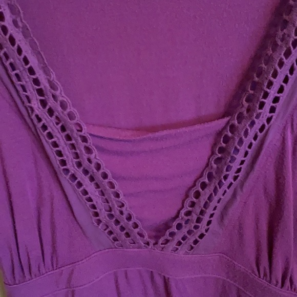 3/$15 Banana Republic purple tunic - Picture 5 of 8